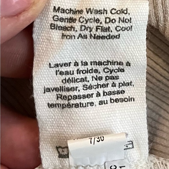 Grey State Ribbed Long Sleeve Top | Size 2 (Small) - Picture 6 of 7